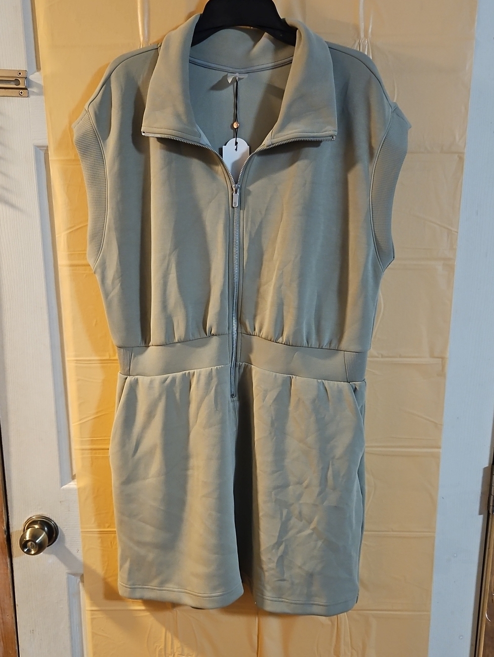 CALIA Women's Sandwash Scuba Dress: GROUND FENNEL: NEW WITH TAGS: SIZE XL